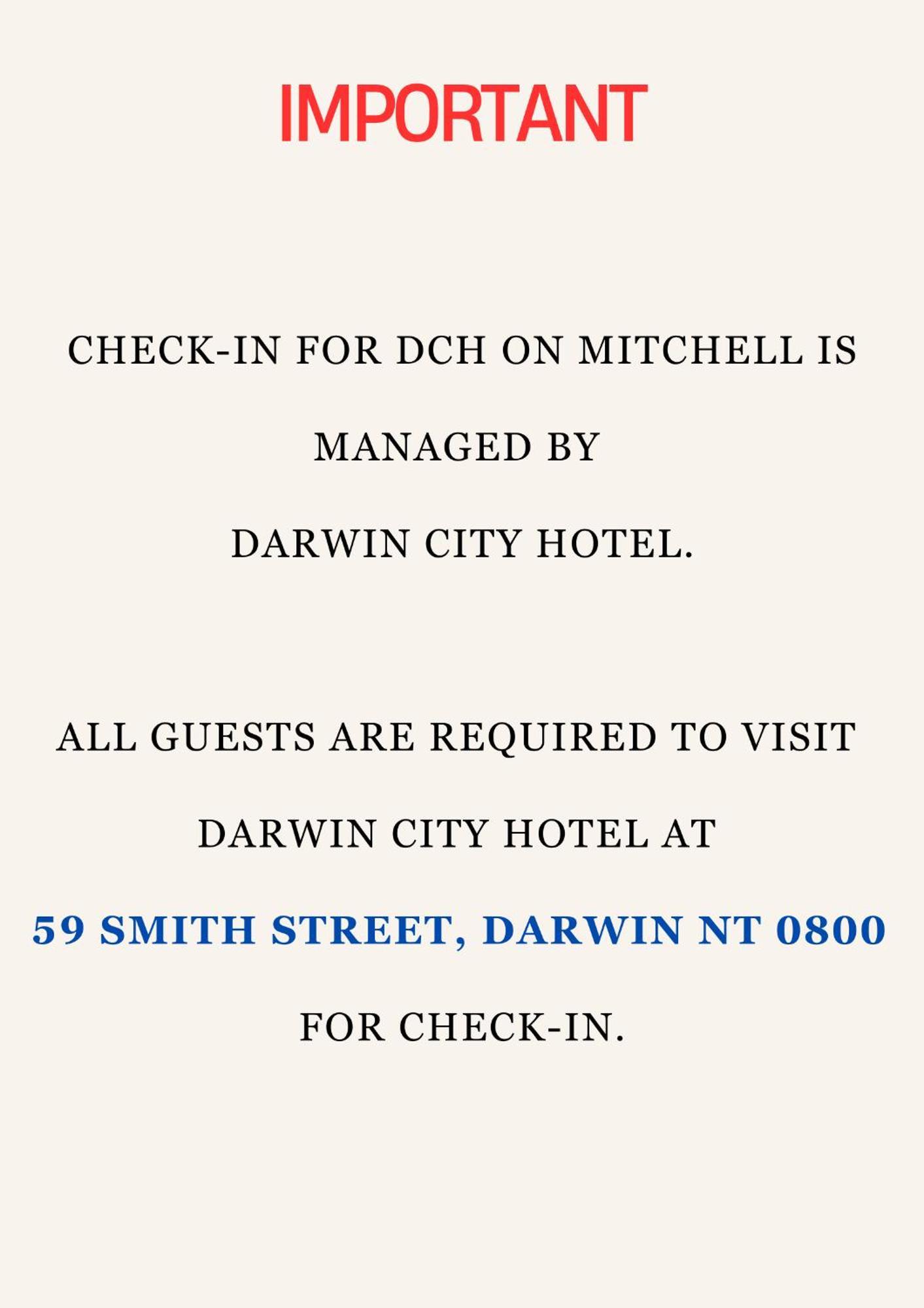 Dch On Mitchell Hotel Darwin Buitenkant foto